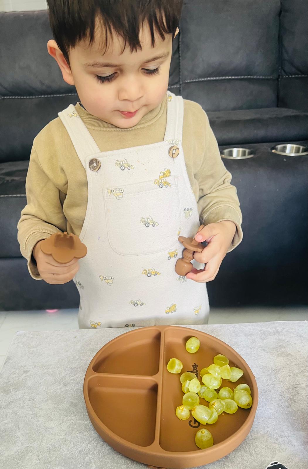 Gourmet Bubs 8 Piece Baby Feeding Set - Nude