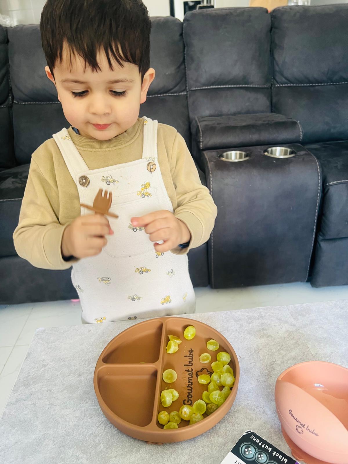 Gourmet Bubs 8 Piece Baby Feeding Set - Nude
