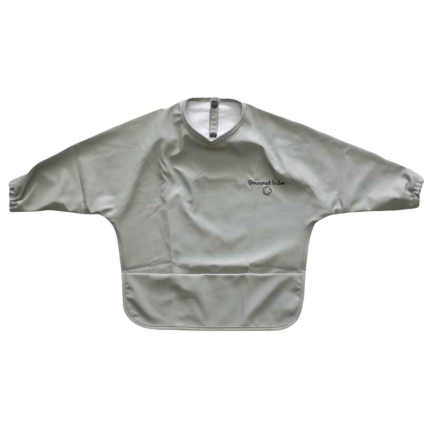 Gourmet Bubs Waterproof  Feeding Smock with Bib Pouch - Sage