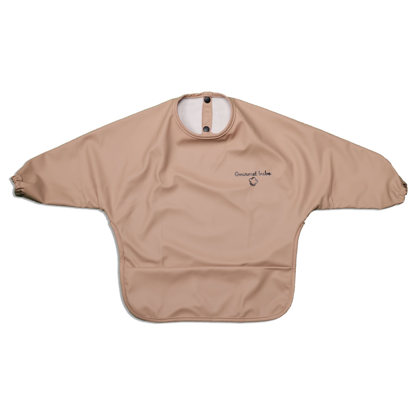Gourmet Bubs Waterproof Feeding Smock with Bib Pouch - Peach