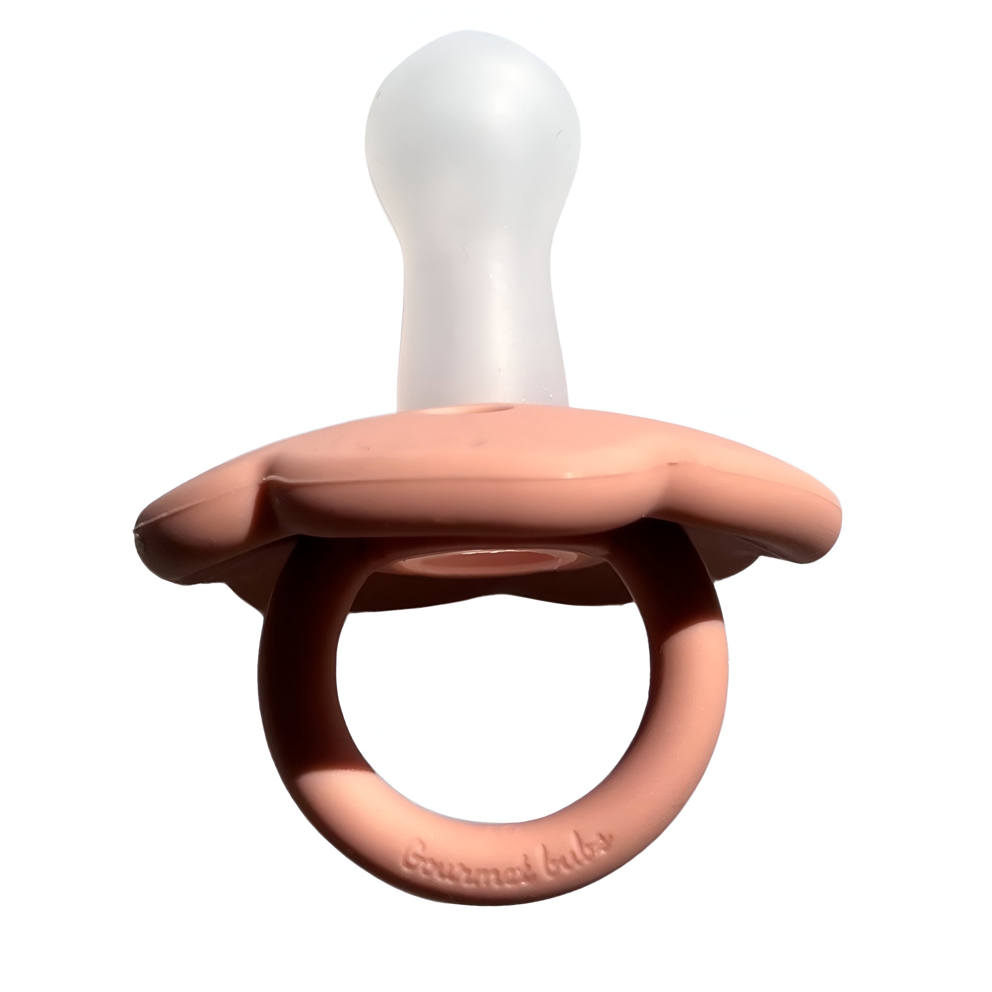 Gourmet Bubs Premium Silicone Dummy - Apricot (2 pack) GourmetBubs Gourmet Bubs Premium Silicone Dummy - Apricot (2 pack) GourmetBubs